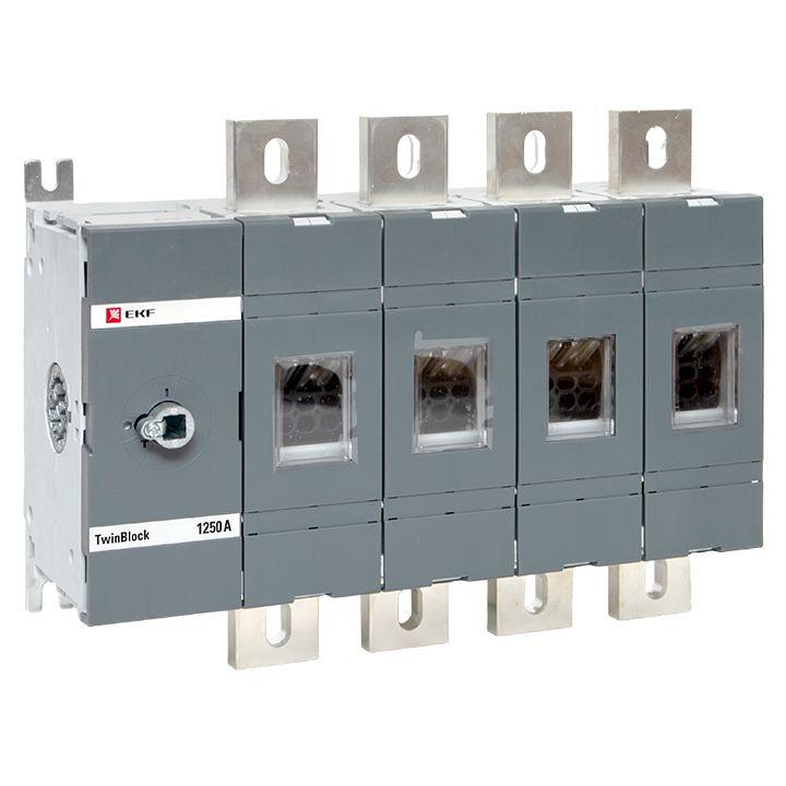 рубильник 4п 1250а без рукоятки управления twinblock ekf tb-s-1250-4p от BTSprom.by