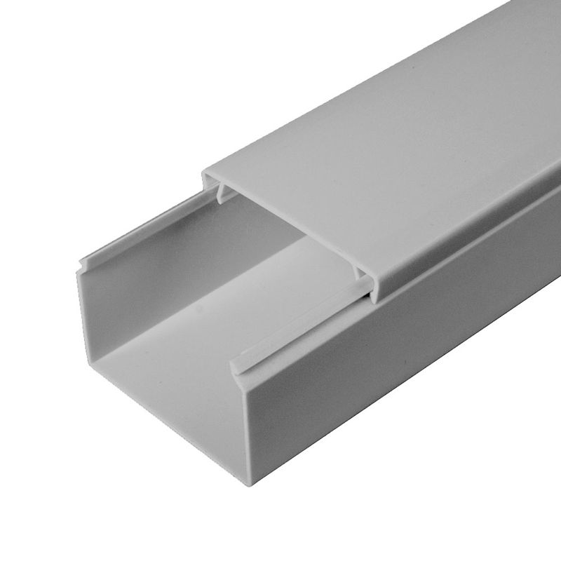 кабель-канал 60х40 l2000 с двойн. замком сер. промрукав pr03.0077 от BTSprom.by