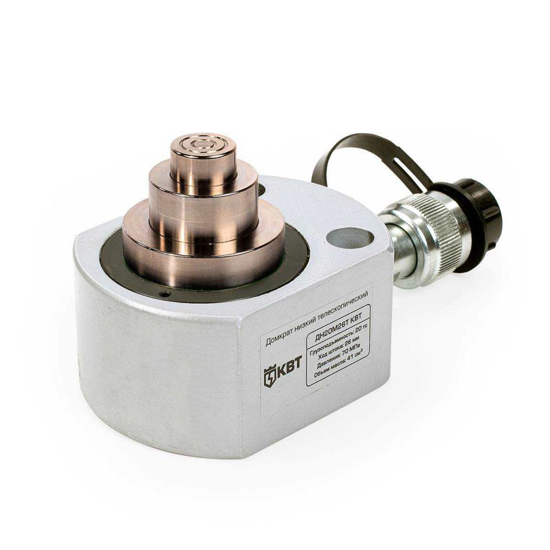 домкрат низкий телескопический дн20м26т квт 84594 от BTSprom.by