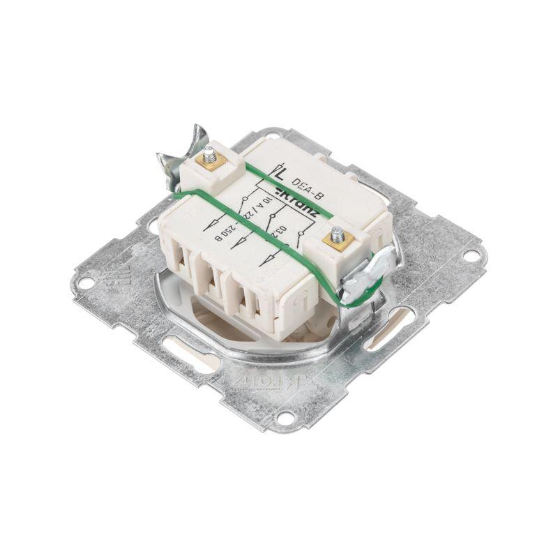  Выключатель 3-кл. СП DEA 10А механизм беж. Kranz KR-78-0234 фото в каталоге от BTSprom.by