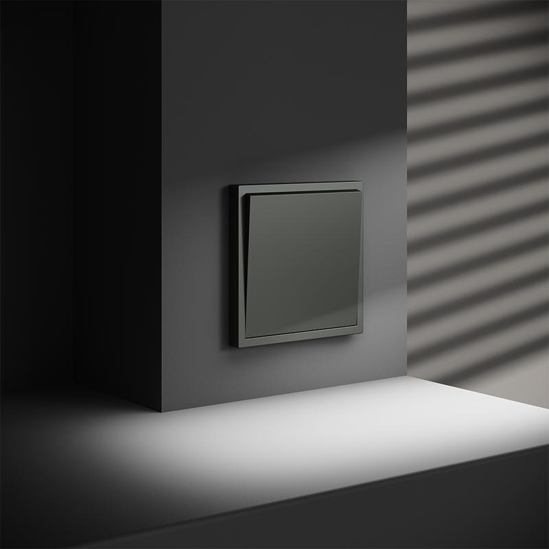  Переключатель перекрестный 1-кл. СП S70 механизм титан Voltum VLS010506 фото в каталоге от BTSprom.by