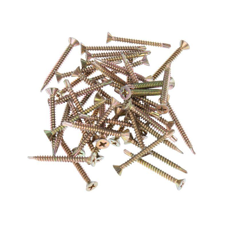  Саморез оконный сверло 3.9х38 желт. цинк (уп.500шт) Kranz KR-01-3722-007 фото в каталоге от BTSprom.by