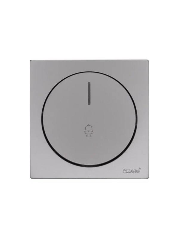  Кнопка звонка СП OSEN с подсветкой механизм сер. матов. LEZARD 743-7488-108 фото в каталоге от BTSprom.by