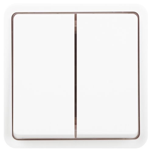  Выключатель Эксперт 11-1524-01 двойн. IP55 10АХ-250В СУ бел. Эра Б0063271 фото в каталоге от BTSprom.by