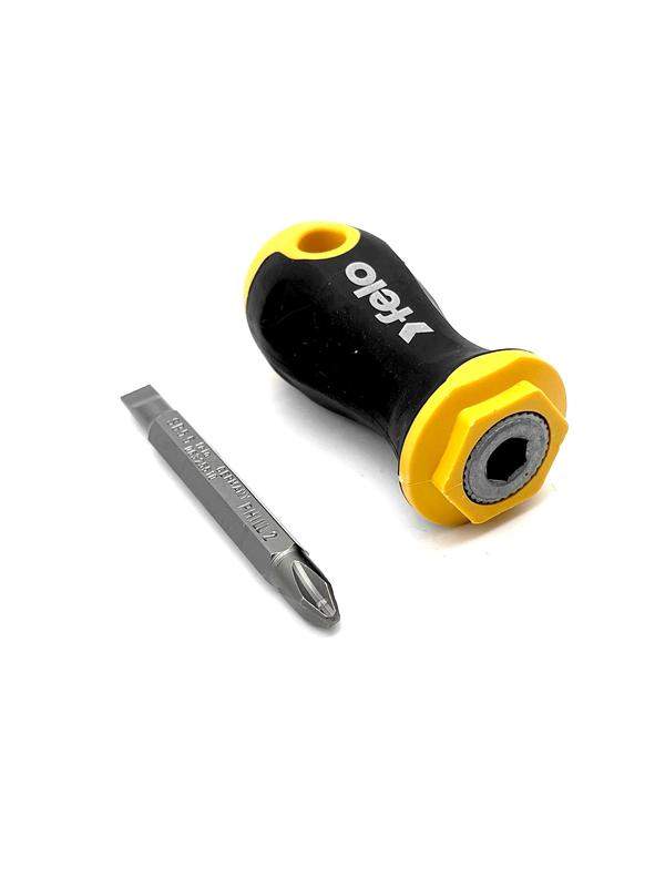 Отвертка с двухсторонней битой Stubby SL5.5/PH2 60мм Felo 46926010 фото в каталоге от BTSprom.by  Отвертка с двухсторонней битой Stubby SL5.5/PH2 60мм Felo 46926010 фото в каталоге от BTSprom.by