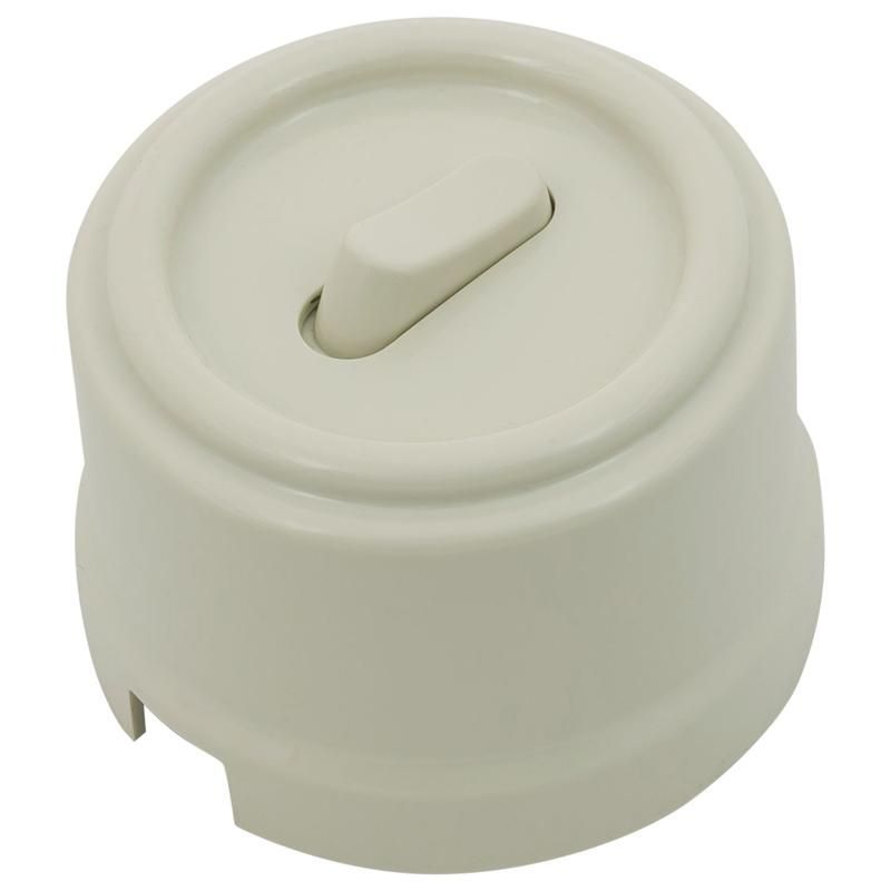 переключатель 1-кл. проходной abs-пластик сл. кость bironi b1-221-211 от BTSprom.by