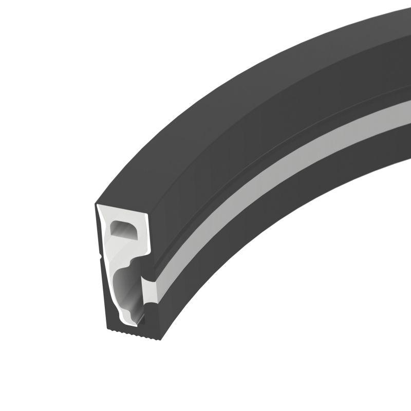профиль силиконовый wph-flex-0616-side-s9-5m full black силикон (уп.5м) arlight 045842 от BTSprom.by