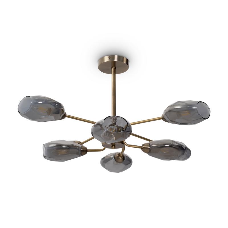  Светильник Ashy 40Вт E14х8 IP20 потолочн. Freya FR5327CL-08BZ фото в каталоге от BTSprom.by