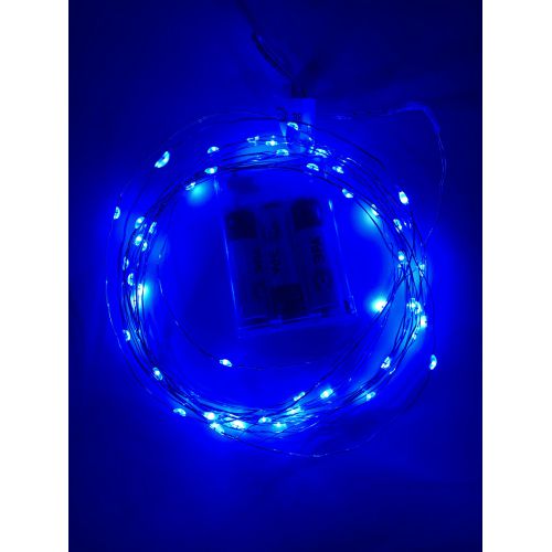  Гирлянда светодиодная "Нить" 5м 50LED син. свет АА ЭРА Б0047962 фото в каталоге от BTSprom.by