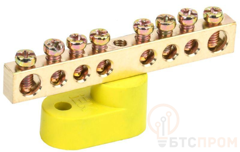 Шина PE "земля" ШНИ-6х9-8-У1-Ж на одном угловом изоляторе IEK YNN10-69-8C1-K05 фото в каталоге от BTSprom.by  Шина PE "земля" ШНИ-6х9-8-У1-Ж на одном угловом изоляторе IEK YNN10-69-8C1-K05 фото в каталоге от BTSprom.by