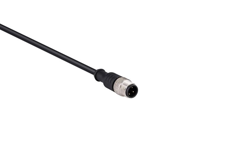 кабель соединительный 5м со штепселем m12х4 пу ip68 emas skm12f4yxp5 от BTSprom.by