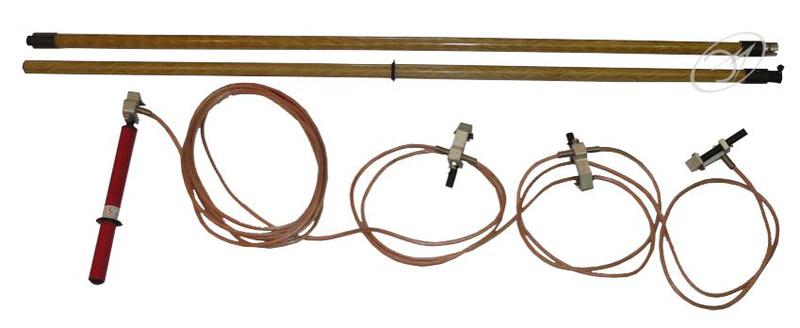 заземление переносное для распределительных устройств зпп-220н сечение 70мм с протоколом испытаний электро трейд zap180-70-p от BTSprom.by