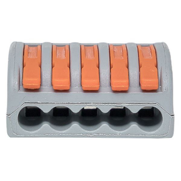  Клемма строительно-монтажная СМК 222-415 с рычагом 5 отверстий (блист.20шт) PROxima EKF plc-smk-415b-20 фото в каталоге от BTSprom.by