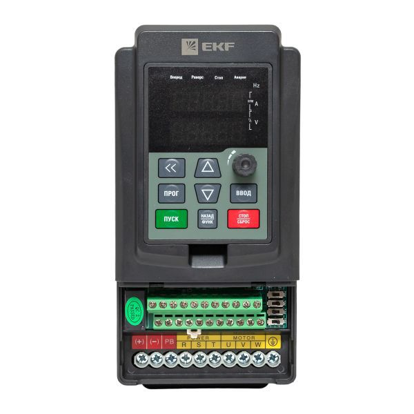  Преобразователь частоты 0.75/1.5кВт 3х400В VECTOR-100 PROxima EKF VT100-0R7-3B фото в каталоге от BTSprom.by