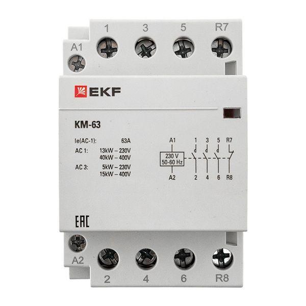 Контактор модульный КМ 63А 3NО+NC (3 мод.) EKF km-3-63-31 фото в каталоге от BTSprom.by  Контактор модульный КМ 63А 3NО+NC (3 мод.) EKF km-3-63-31 фото в каталоге от BTSprom.by