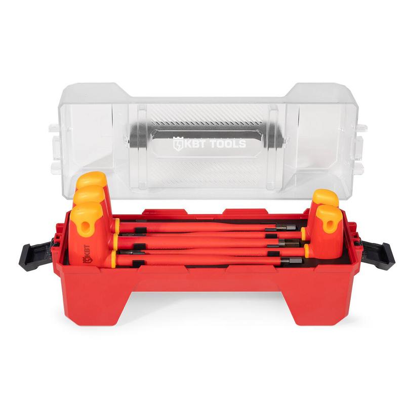 набор торцевых т-образ/ диэлектрических шестигранных ключей ниk-ш-05т слим квт 105636 от BTSprom.by