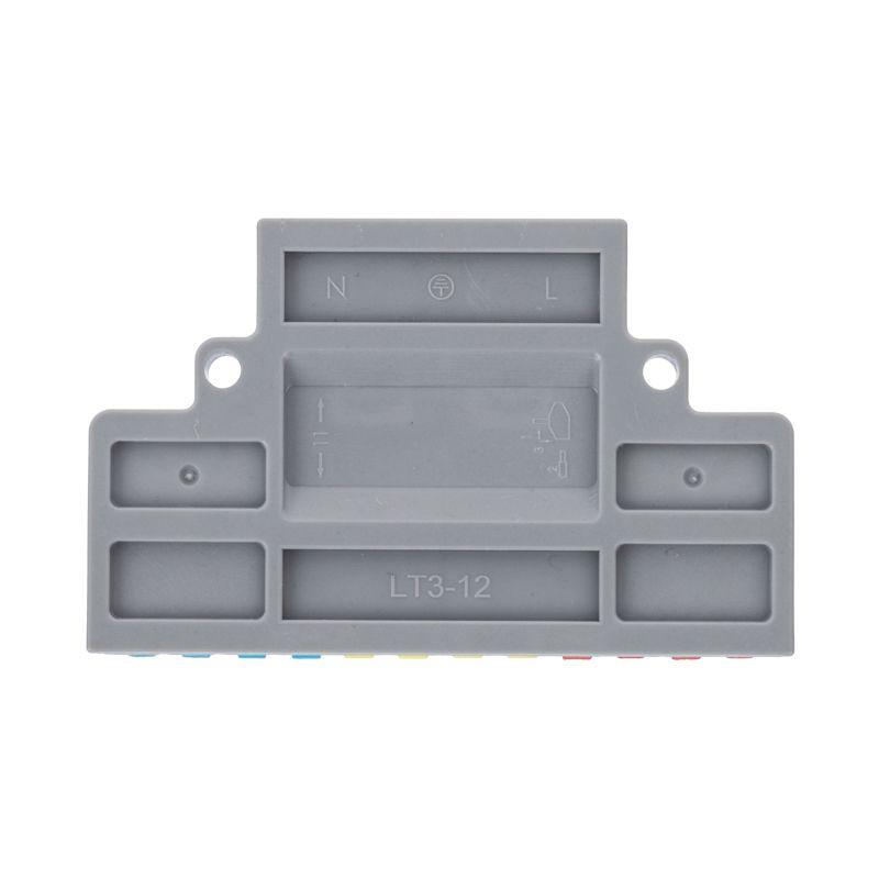  Клемма СМК 3х4 проходная разветвительная 3 полюса с монтажной площадкой (1 ввод 4 вывода на полюс) Rexant 07-5248 фото в каталоге от BTSprom.by