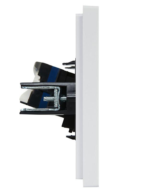  Розетка компьютерная RJ45 кат.6 FORTE&PIANO FP231 бел. IEK FP-K10-2-K01 фото в каталоге от BTSprom.by