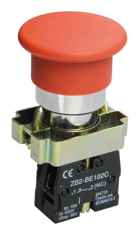 кнопка управления "грибок" lay5-bc42 1нз красн. karat iek bbg71-bc-k04 от BTSprom.by