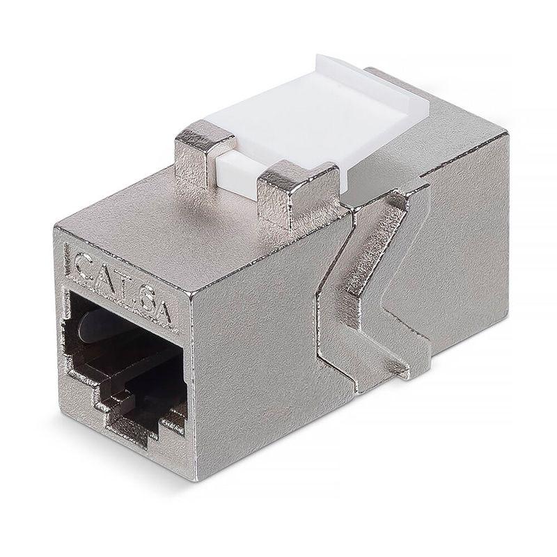 адаптер проходной keystone jack rj-45(8p8c) ftp кат.6a pro rexant 02-0110 от BTSprom.by