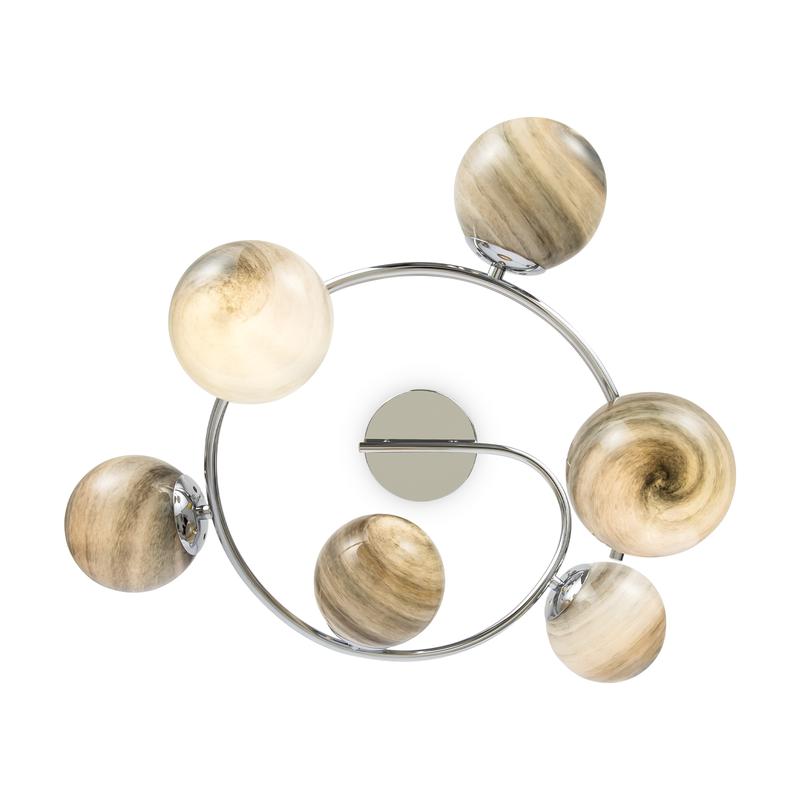  Люстра Galaxy 40Вт E14х6 IP20 Freya FR5013PL-06CH фото в каталоге от BTSprom.by