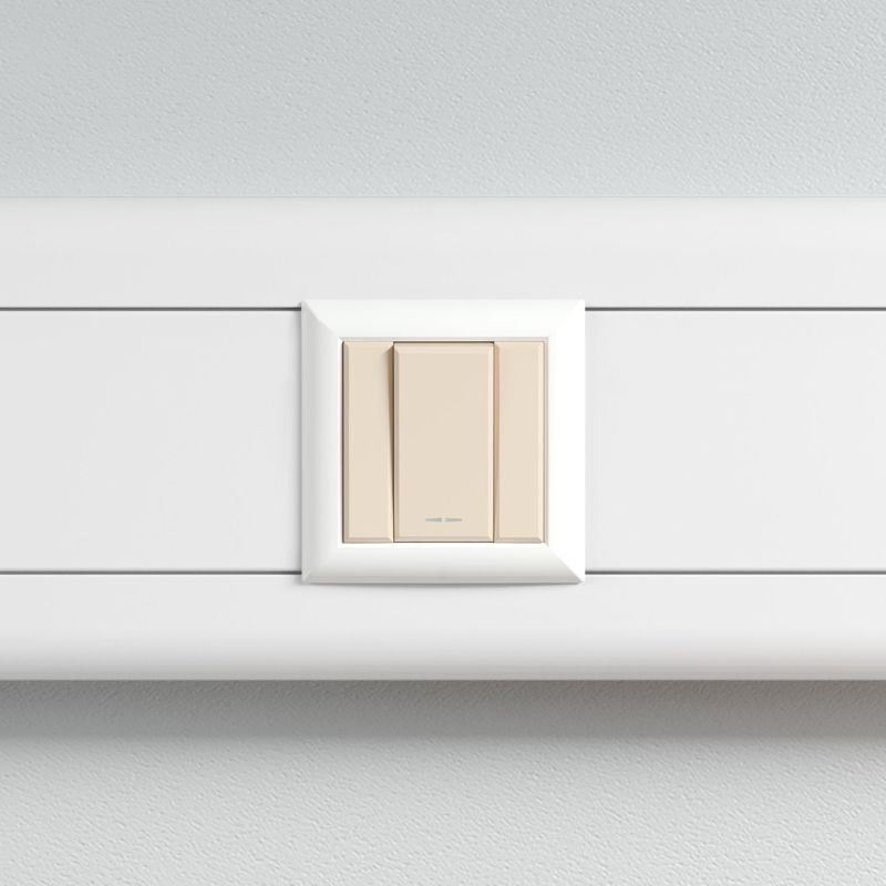  Инвертор модульный 1-кл. 1мод. Avanti "Ванильная дымка" 16А беж. DKC 4405121 фото в каталоге от BTSprom.by