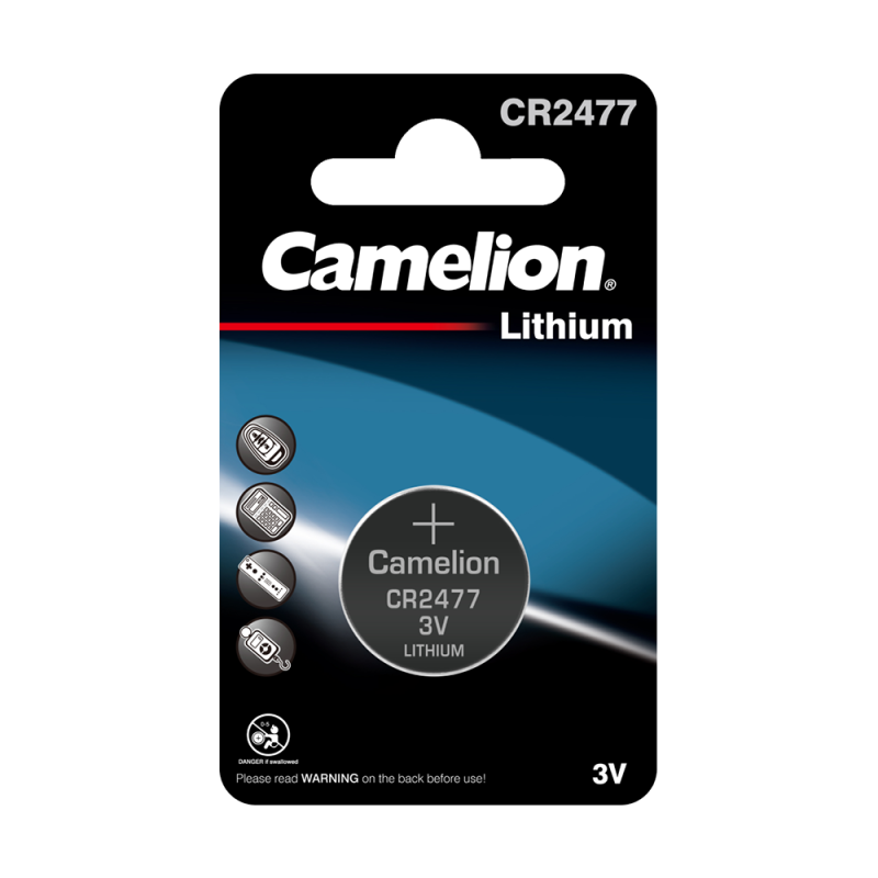 элемент питания литиевый cr2477 bl-1 (блист.1шт) camelion 8660 от BTSprom.by