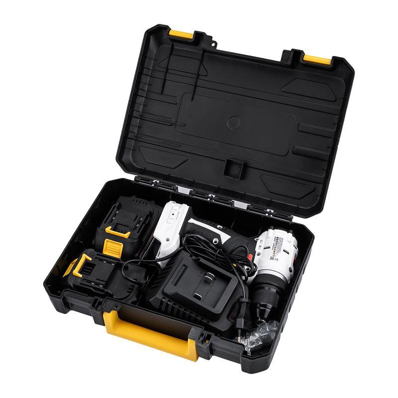  Дрель-шуруповерт аккумуляторная бесщеточная Li-Ion 20В 55Нм (кейс 2 аккум. 2А.ч) Kranz KR-PT-055 фото в каталоге от BTSprom.by