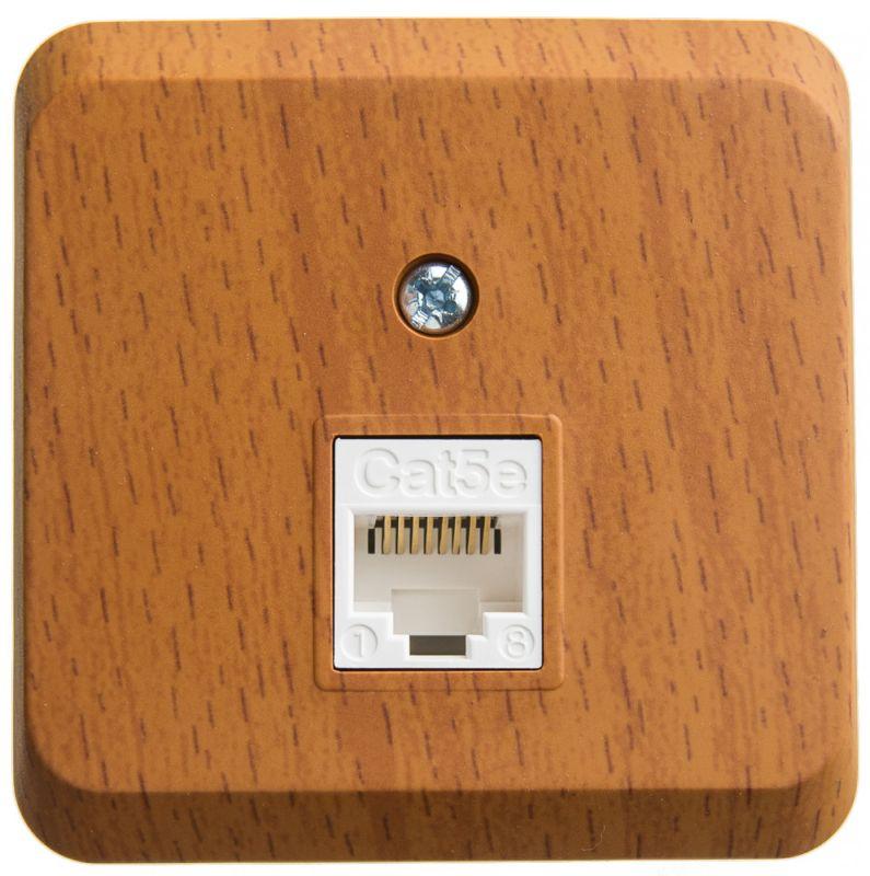 розетка компьютерная оп этюд rj45 кат.5e бук se koma-001t от BTSprom.by