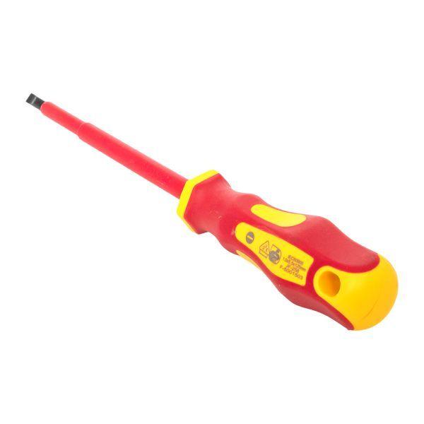  Отвертка SL5.5х125мм Master 1000В Basic EKF sl-5.5-125-mas-in фото в каталоге от BTSprom.by