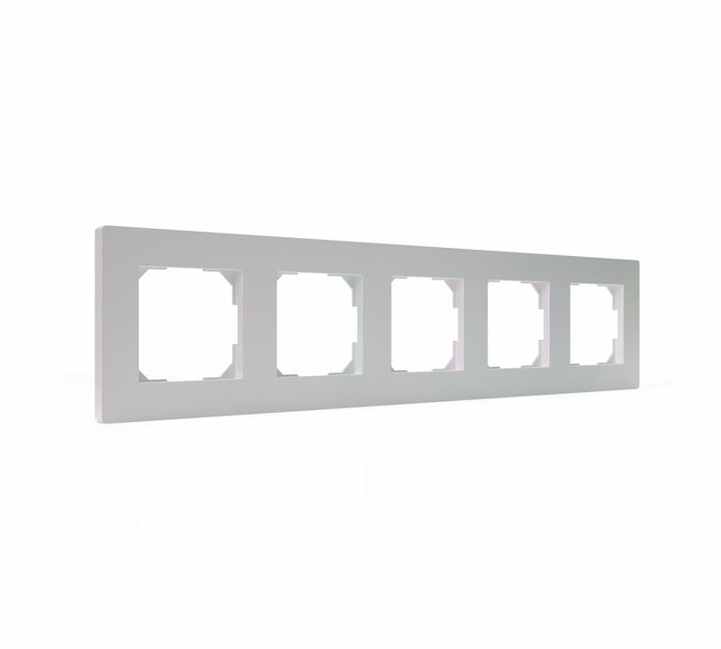  Рамка 5-м Pixel перламутр. TOKOV ELECTRIC TKE-PX-RM5-C04 фото в каталоге от BTSprom.by