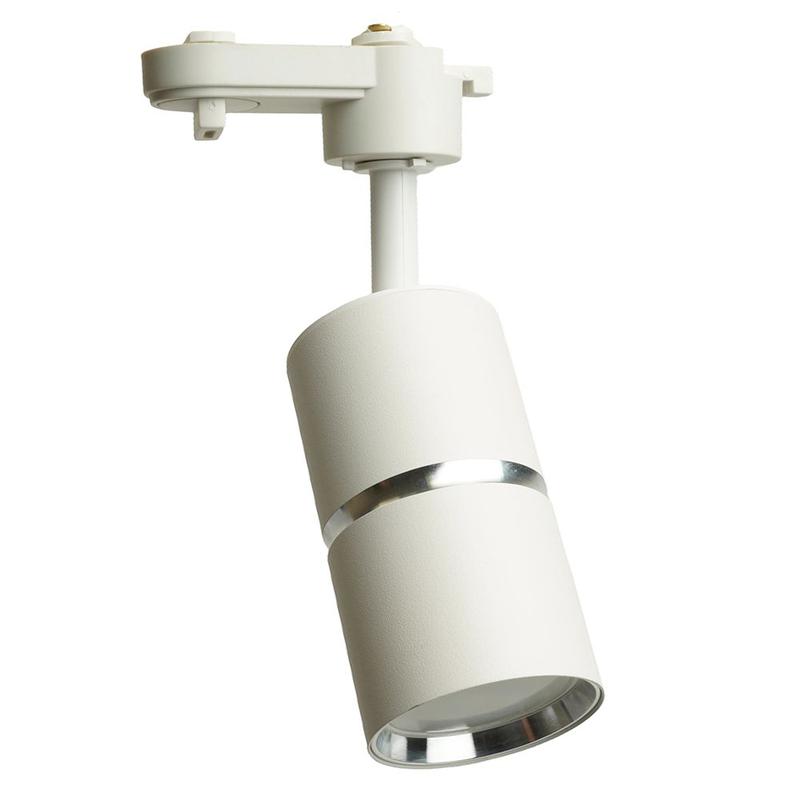 светильник трековый под лампу gu10 бел. серебр. zen feron 48702 от BTSprom.by