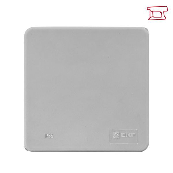 Коробка распределительная КМР-030-035 100х100х50 IP54 с крышкой для прямого монтажа без мембранных вводов сер. EKF plc-kmr-030-034 фото в каталоге от BTSprom.by