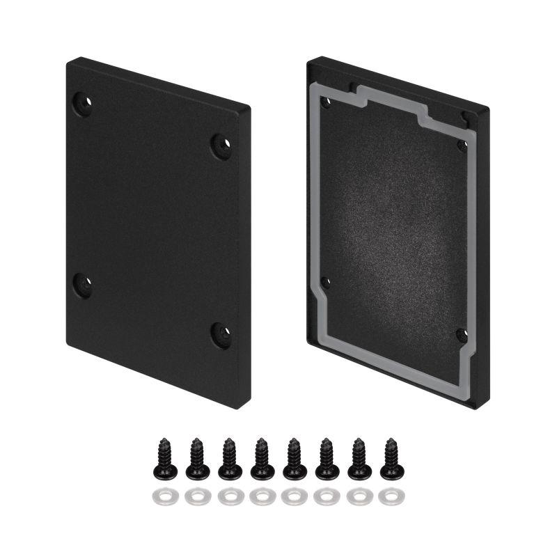 заглушка ip-line-5475 black глухая метал. черн. (комплект) arlight 055283 от BTSprom.by