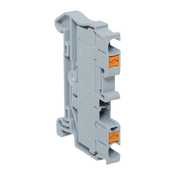 колодка клеммная пружинная 2.5 push-in сер. ekf pit-2.5 от BTSprom.by