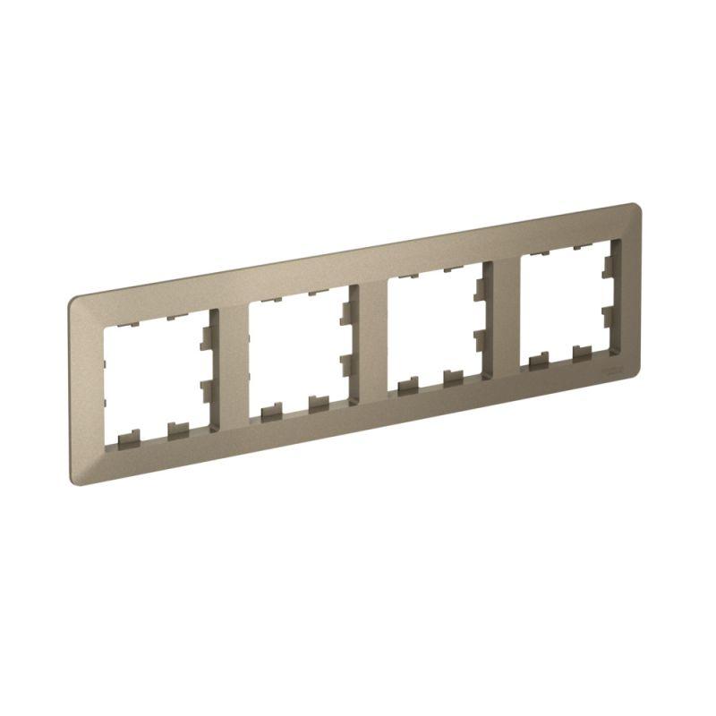 рамка 4-м atlasdesign air шампань/дым. черн. se atn220504 от BTSprom.by