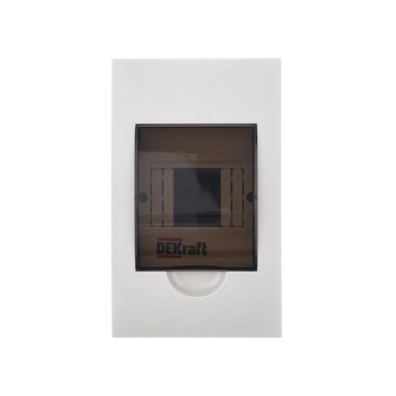  Корпус встраиваемый ЩРВ-П-4 22х13х9 4мод. IP41 пластик. DEKraft 31001DEK фото в каталоге от BTSprom.by
