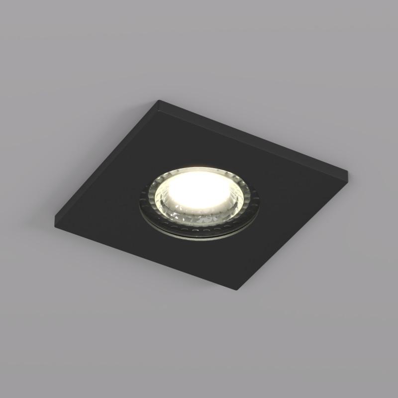 светильник встраиваемый ip20 50вт gu10 черн. алюм. denkirs dk2031-bk от BTSprom.by