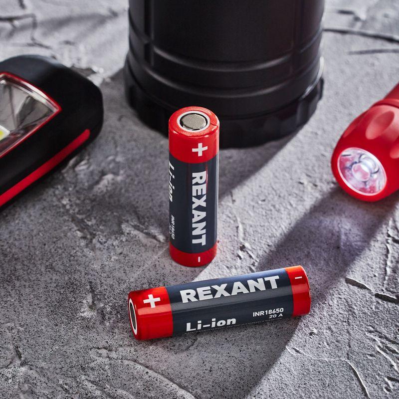  Аккумулятор высокоемкостный Li-ion 18650 3.7В 20А 3000мА.ч unprotected (блист.2шт) Rexant 30-2035-05 фото в каталоге от BTSprom.by