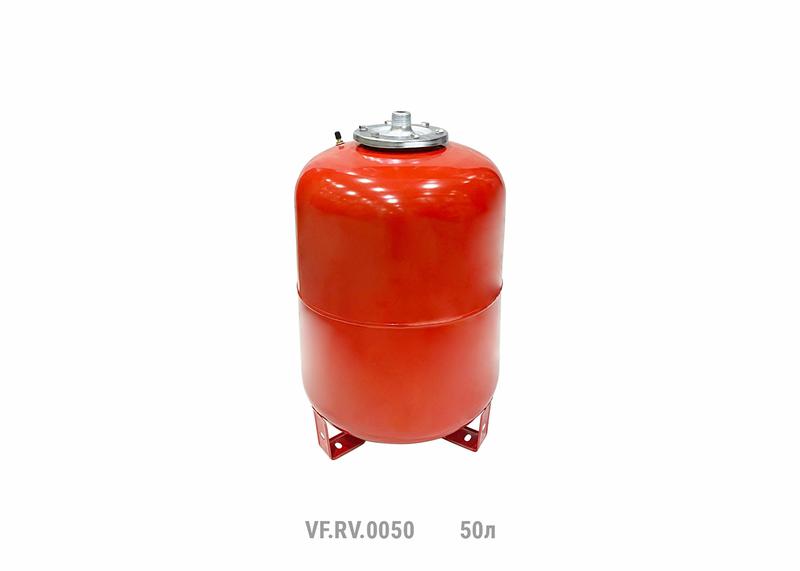 бак расширительный вертикальный rv 50л (с мал. ножками) (60шт/пал) красн. valfex vf.rv.0050 от BTSprom.by