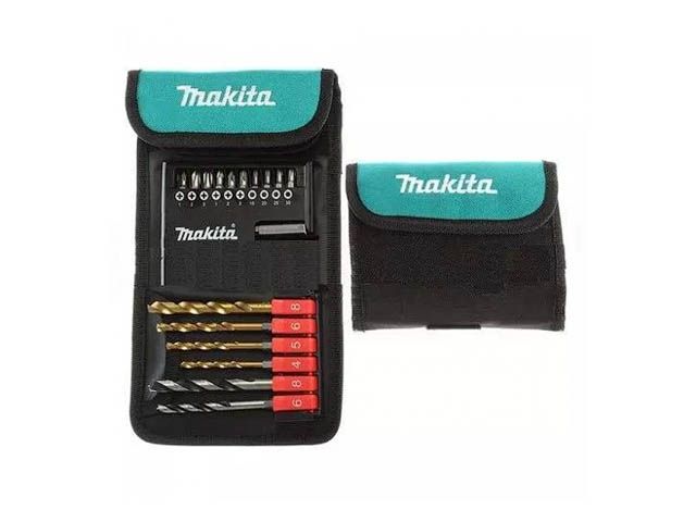 набор бит и cверл универсальных 17 шт. (дер., мет.)  makita d-31762 от BTSprom.by