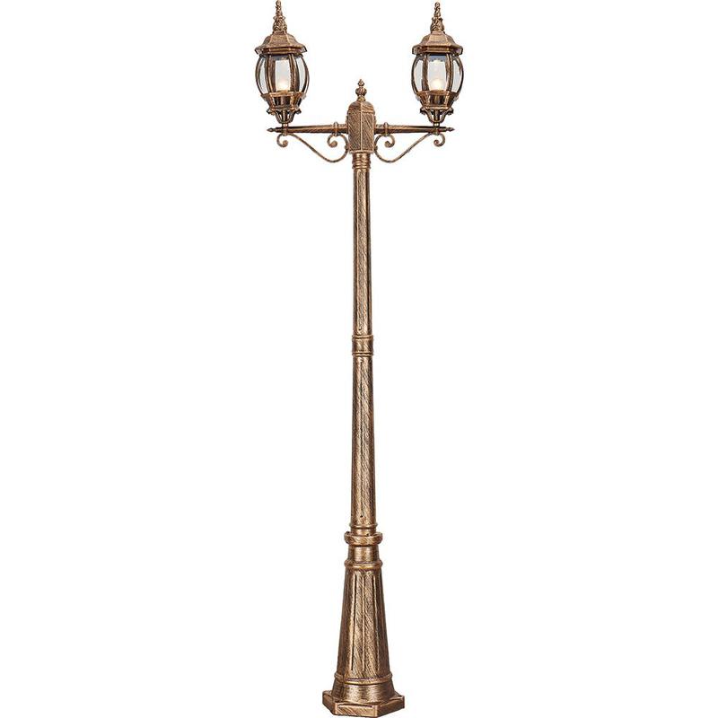 светильник садово-парковый 2х100вт 230в e27 черн. зол. 8114/pl8114 feron 11242 от BTSprom.by