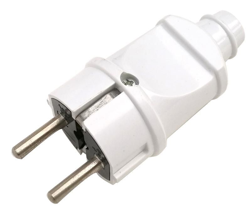 вилка прямая с заземл. 16а 4140 бел. asd / in home 4690612000565 от BTSprom.by