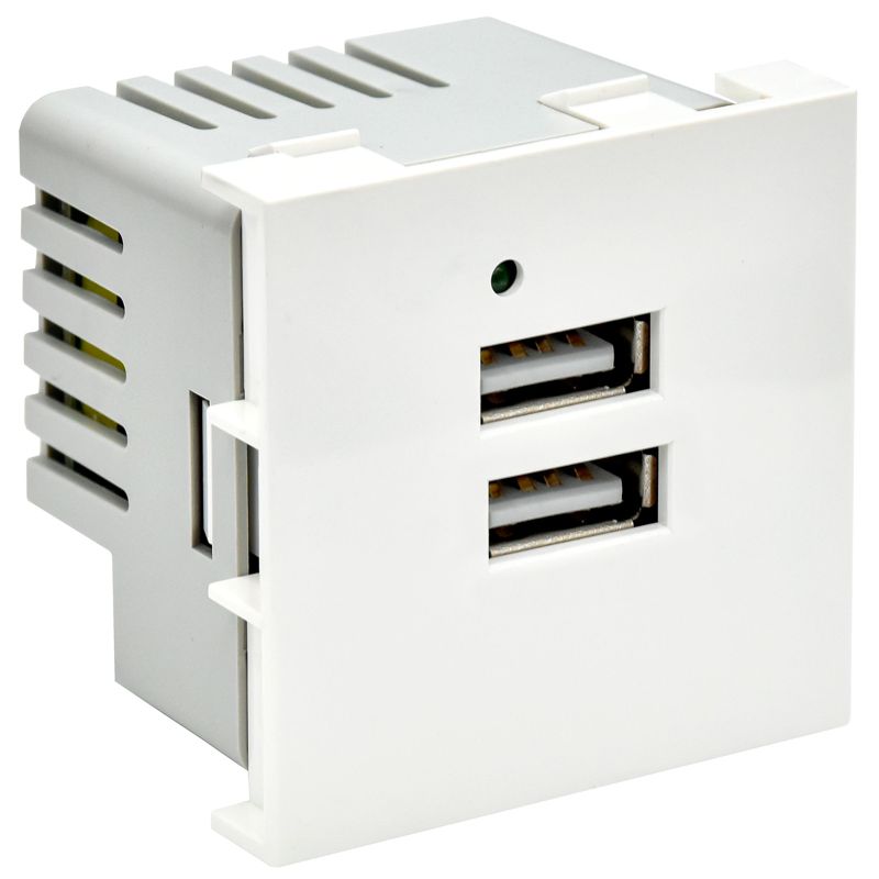 розетка 2мод. usb a+a 4.2а ркю-23-40-п бел. primer iek pr-kk40d-ru-0-2-aa-k01 от BTSprom.by