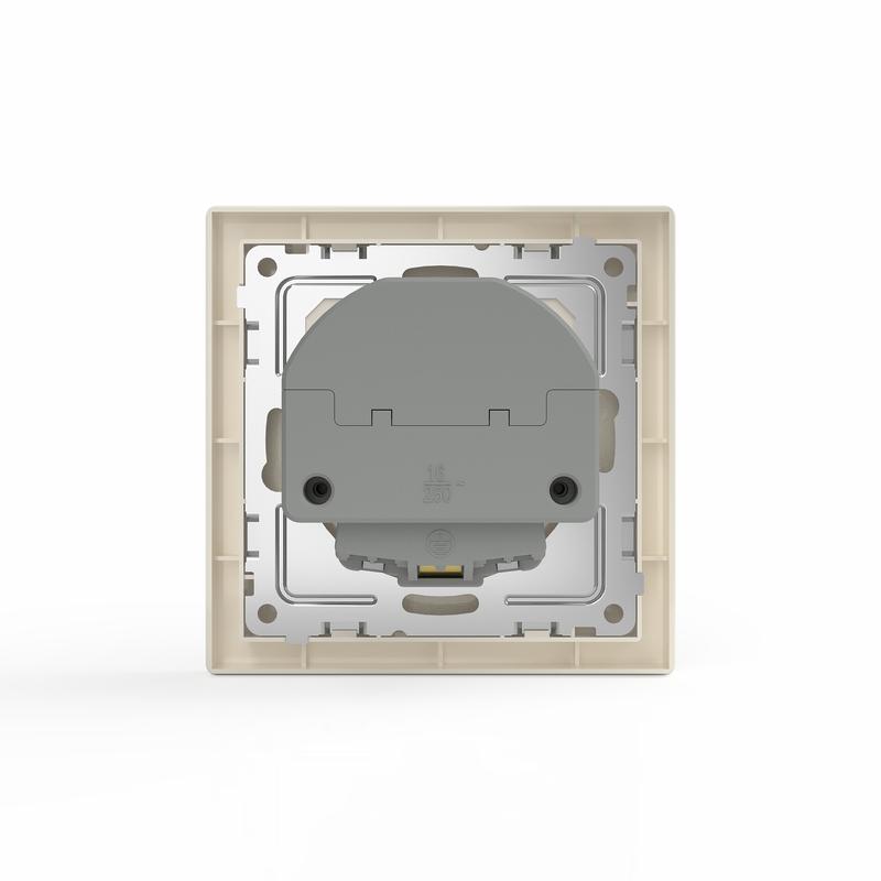  Розетка 1-м СП Pixel IP20 с заземл. с 2-мя заряд. устр. USB тип A+C механизм беж. TOKOV ELECTRIC TKE-PX-R1U2AC-C02 фото в каталоге от BTSprom.by