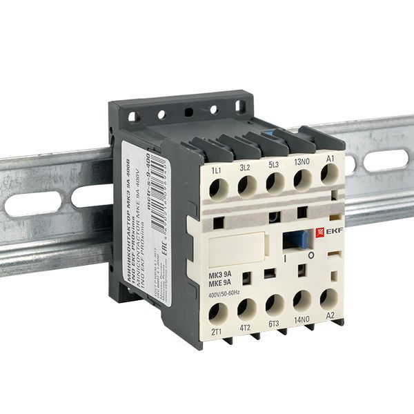  Мини-контактор МКЭ 9А кат. 400В AC 1НО PROxima EKF Mctr-s-9-400 фото в каталоге от BTSprom.by
