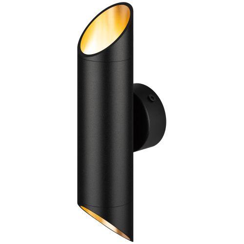  Светильник WL52 BK/GD 2хGU10 2х12Вт IP20 настенный черн. золото Эра Б0061199 фото в каталоге от BTSprom.by