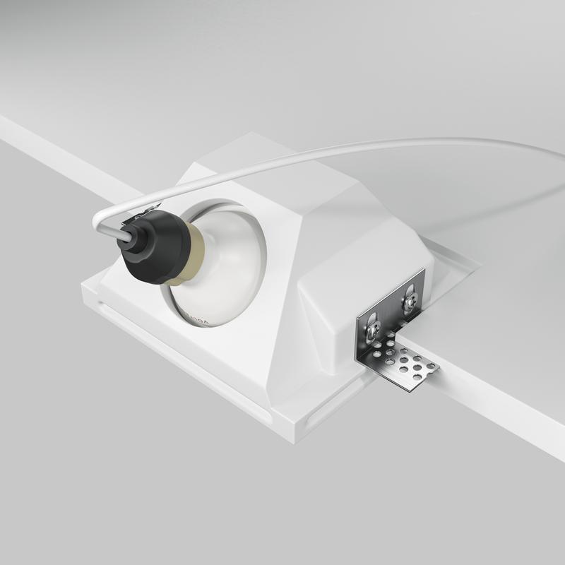  Светильник Gyps Modern 10Вт GU10 встраив. Maytoni DL001-WW-01-W фото в каталоге от BTSprom.by