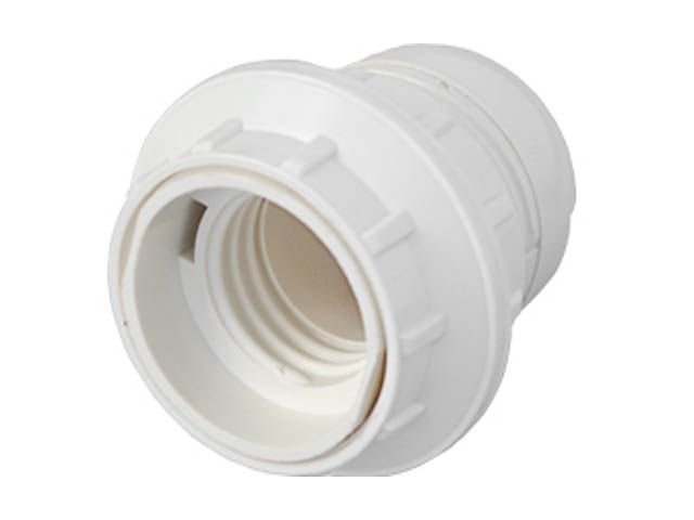 патрон е27 с резьбовым вводом и 2мя абажурными кольцоми, bylectrica е27рк-003 2к от BTSprom.by