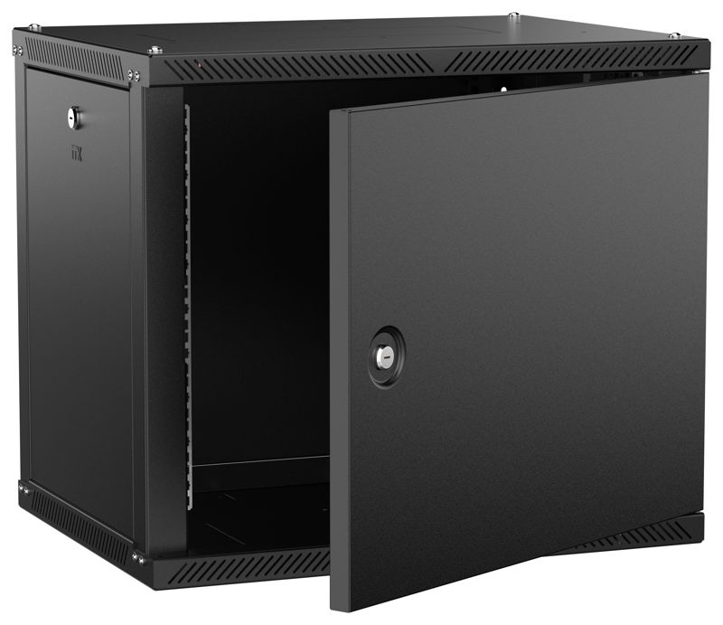 шкаф linea w 2.0 9u 600х450мм дверь метал. черн. itk lwr5-09u64-mf-2 от BTSprom.by